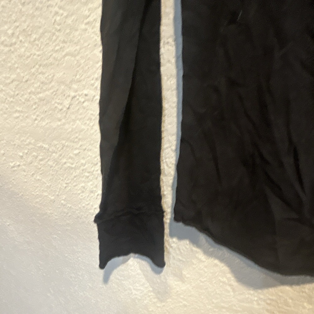 Zadig & Voltaire Women's Black V-Neck Long Sleeve Skull Pullover Top - Picture 4 of 5